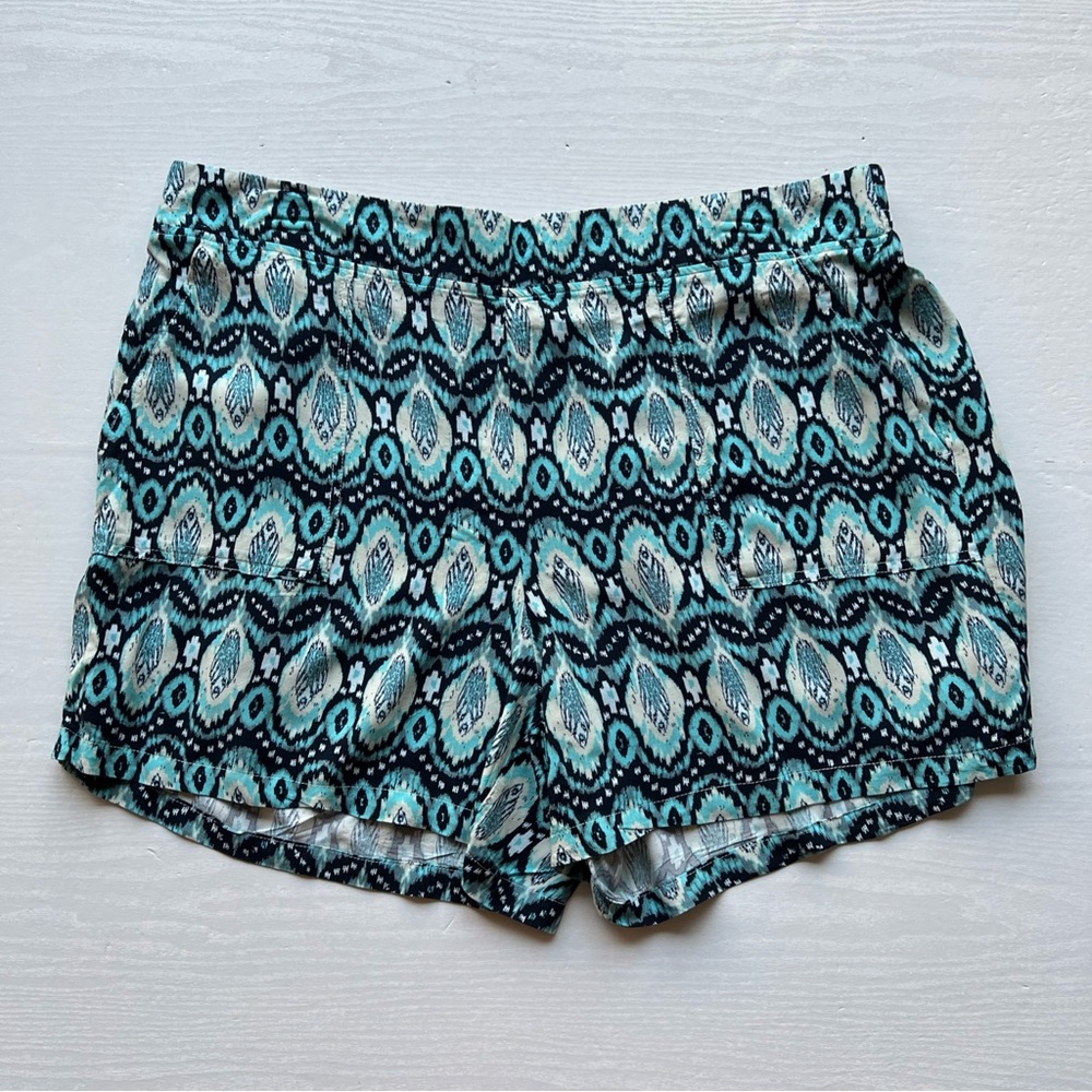 Wildfox Shorts Womens XXL Blue‎ Paisley Print 5 Inch Inseam